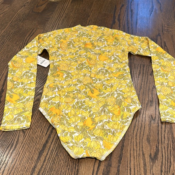 Crewcuts rash guard one piece suit in orange blossom - Picture 6 of 7